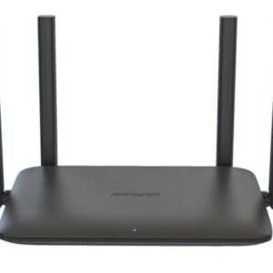 HIKVISION DS-3WR15X Router Inalámbrico / Wifi 6 / Hasta 1500 Mbps / Doble Banda AC (2.4 GHz y 5 GHz) / 4 Puertos 1000 Mbps / 4 Antenas Omnidireccional