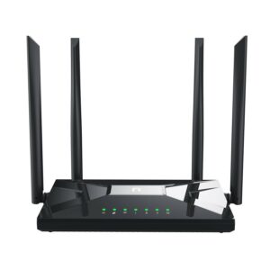 NETIS Router inalambrico NC65 - 4 puertos, WIFI 5, 1200 Mbps, Router, AP, WISP, Modo Cliente, Repetidor, 4 Antenas 5 dBi, Puerto Gigabit