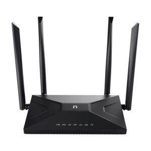 NETIS Router Inalámbrico MW5360 - 3 puertos, WIFI 4, 300 Mbps Compatible con SimCard 4G LTE, Router, AP, Multi-SSID, 4 Antenas de 5 dBi, Plug and Play