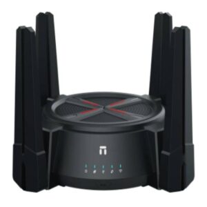 NETIS Router y punto de acceso NX62 AX6000 Wi-Fi 6 Mesh todo en uno - 8 antenas de alta ganancia