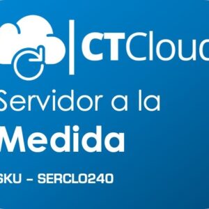 CT Cloud NCSVMEDIDA Servidor Virtual a la MEDIDA en nube - S.O. Específico, recursos específicos del servidor en VCPU, RAM, DD SSD.