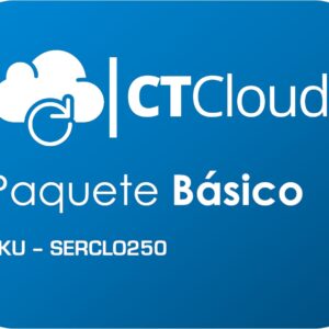 CT Cloud NCSVBACASP Servidor virtual en la nube paquete Básico exclusivo para instalar Aspel - S.O. Windows, recursos del servidor: 1vCPU, 1GB de RAM, 50GB de DD SSD