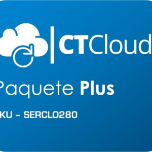 CT Cloud NCSVPLUASP Servidor virtual en la nube paquete Plus exclusivo para instalar Aspel - S.O. Windows, recursos del servidor: 2vCPU, 8GB de RAM, 100GB de DD SSD
