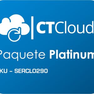 CT Cloud NCSVPLAASP Servidor virtual en la nube paquete Platinum exclusivo para instalar Aspel - S.O. Windows, recursos del servidor: 2vCPU, 16GB de RAM, 150GB de DD SSD
