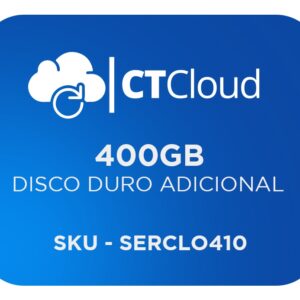 Servidor Virtual en la Nube CT Cloud NCST400 - Servicio de Nube, Servidor Virtual, 400 GB