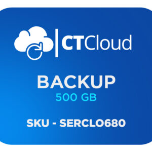Backup en la Nube CT Cloud NCBU500GB - Servicio de Nube, 500 GB