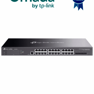 TP-LINK TL-SG3428X - Switch Omada SDN administrable con 24 puertos Gigabit y 4 puertos SFP+, incluye funciones sFlow, QinQ y QoS, compatible con administración centralizada OMADA.