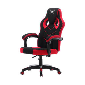 Silla VORAGO Start the Game. CGC301-RD. Tela - reclinable, negro/rojo