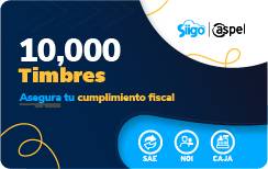 FACTE/10000 Electrónicos Timbres Fiscales ASPEL Paquete de 10 - 000 Timbres FACTE/10000 (Electrónico)