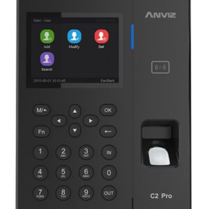 Control de Asistencia Biométrico Anviz AN-C2PRO - Negro, Si, Si