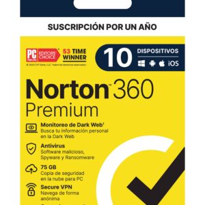 NORTON 360 premium 10d 1a 21443392