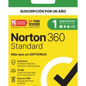 NORTON 360 standard 1d 1a 21443411