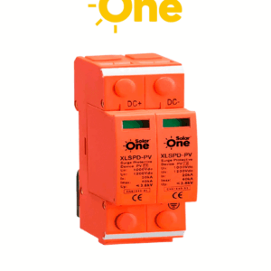 Protector de Descargas Atmosféricas 2 Polos 1000 VDC - SPD de corriente continua diseñado para sistemas fotovoltaicos / Montaje en riel Din