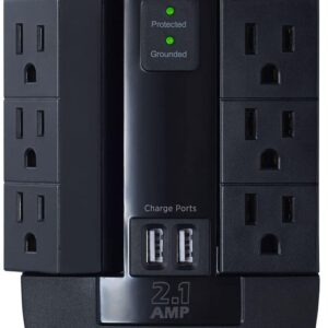 Supresor de Picos de Pared CyberPower P600WSURC1 - 6