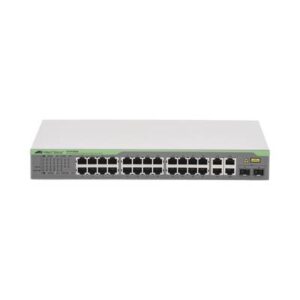 AT-FS750-28-10 Switch Allied Telesis WebSmart de 24 puertos 10/100 mbps + 2 puertos 10/100/1000 Mbps + 2 SFP Gigabit Combo. AT-FS750/28-10.