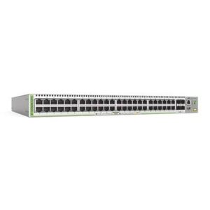 AT-GS980M-52PS-10 Switch Allied Telesis PoE+ Administrable CentreCOM GS980M - Capa 3 de 48 puertos 10/100/1000Mbps + 4 SFP Gigabit, 740 W. AT-GS980M/52PS-10.