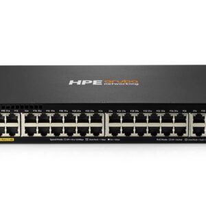 Hewlett Packard Enterprise Switch HPE Aruba 2930F Gigabit Ethernet - 48 puertos PoE+ 740W, 4SFP Layer 3 stackable (JL557A)