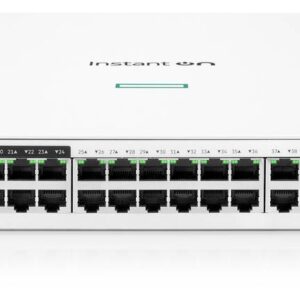 Hewlett Packard Enterprise Switch HPE Instant On 1830 Gigabit Ethernet - 48 puertos RJ-45, 12p PoE Clase 4 370 W, 4SFP 1GbE (JL815A)