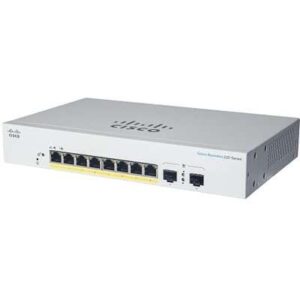Switch CISCO CBS220-8P-E-2G-NA - Blanco, 8 puertos