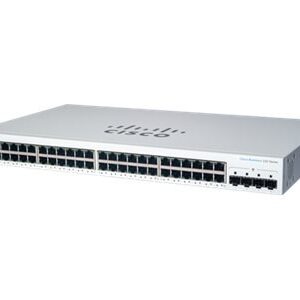 Switch CISCO CBS220-48P-4G-NA - Blanco, 48 puertos