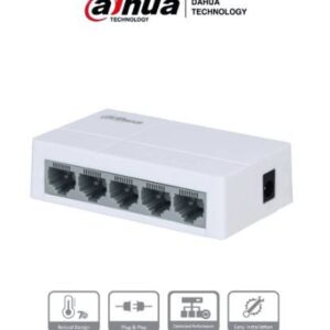 Dahua Technology DH-PFS3005-5ET-V2 Switch dahua 5 puertos dh-pfs3005-5et nb