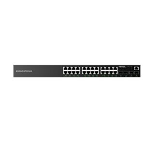 Grandstream GWN7803 Switch Administrable Capa L2+ - 24 ptos Gigabit + 4 SFP, compatible con GWN Cloud