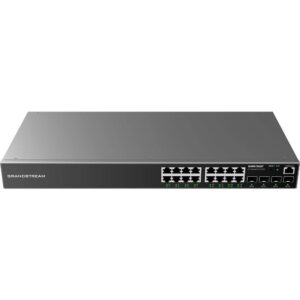 Grandstream GWN7802P Switch Gigabit Ethernet Administrable de 16 puertos PoEc + 4 Puertos SFP Uplink - hasta 240W de salida, compatible con GWN Cloud.