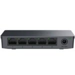 Grandstream GWN7700 Switch No administrable - 5 puertos Gigabit con crossover automático MDI/MDIX, gabinete plástico para escritorio o pared.