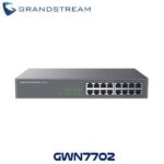 Grandstream GWN7702 Switch No administrable - 16 puertos Gigabit con crossover automático MDI/MDIX, gabinete metálico para escritorio o rack 19/1U.