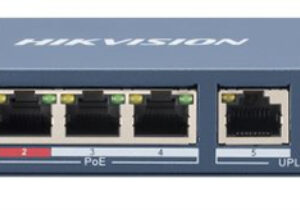 Switch PoE+ HIKVISION DS-3E0106HP-E - Azul, 6