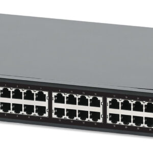 Switch PoE+ de 24 puertos Gigabit con 2 puertos SFP - IEEE 802.3at/af, 370 W, montaje en rack INTELLINET 561891