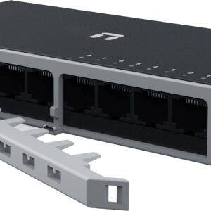 Switch NETIS modelo ST108D - 8 puertos 10/100Mbps, Switch de escritorio, carcasa metálica con Seguro de conector incorporado, No administrable