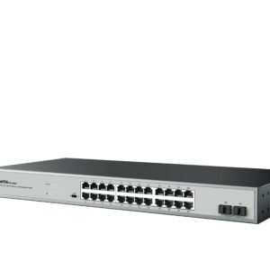 Switch NETIS modelo ST3126GS - 26 Puertos Gigabit Ethernet Switch + 2 Puertos SFP Gigabit, Montable en rack, No administrable