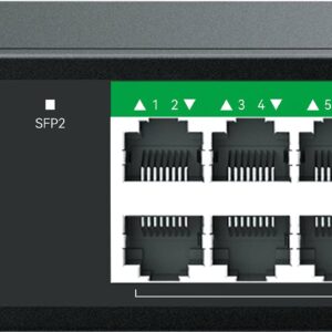 NETIS Switch POE P124GC - 24 Puertos POE y 2 Puertos SFP, 360W, 1000 Mbps, Watch Dog, Plug Play, 250 Mts de alcance en transmisión, No Administrable