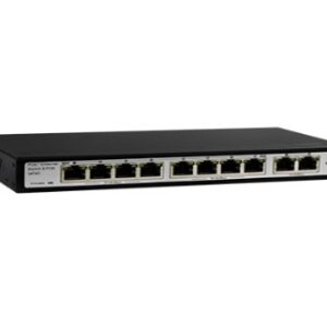 PROVISION-ISR PoES-08120C+2I Switch PoE de 8 canales - Total power 120W, en modo CCTV puedes conectar cámaras IP hasta 250 mts