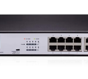 Switch PROVISION-ISR POES-08120GC+2GI - 8 puertos Poe 10/100 mbps + 2 Uplink. 130 watts