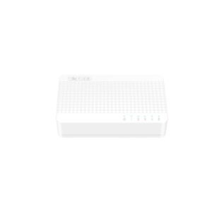 Switch TENDA S105 - Color blanco, 5 puertos, RJ-45
