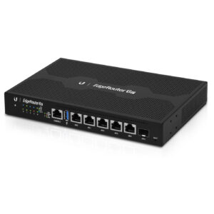 Switch edgerouter UBIQUITI ER-6P - 10/100/1000 mbps, negro