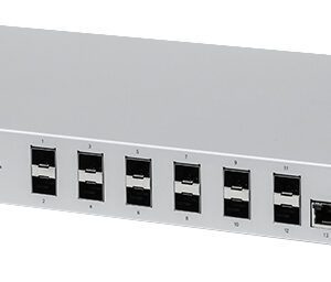 Switch UBIQUITI Networks US-16-XG - de acceso administrable, 16 puertos 10G. Puertos: - 12 Puertos 10G SFP+ - 4 Puertos 10G RJ45 - 1 Puerto serial para conf