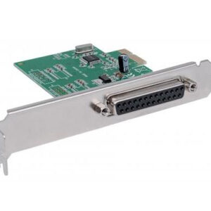 MANHATTAN 152099 Tarjeta Paralela PCI Express; Se puede instalar en buses PCI Express vía x1 - x4, x8 y x16. Se ajusta a ranuras regulares y de bajo perfil