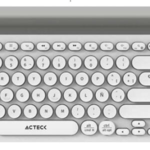 ACTECK Teclado Inalámbrico Conexión Dual 2.4hz/Bluetooth Inspire Comp TI695 Elite Series
