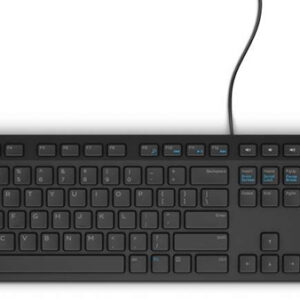 Teclado DELL 580-ADRC - USB, Negro, Alámbrico, En Español