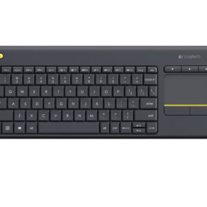 Wireless Touch Keyboard LOGITECH K400 PLUS - Negro, Inalámbrico