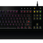 Teclado Gaming LOGITECH G213 PRODIGY - USB, QWERTY, Inglés, Negro, Multicolor