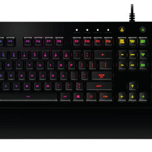 Teclado Gaming LOGITECH G213 PRODIGY - USB, QWERTY, Inglés, Negro, Multicolor