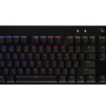 Teclado Mecánico Gaming LOGITECH PRO - USB, Estándar, Inglés, Negro, RGB