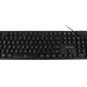 PC-201045 Teclado Alámbrico de Teclas Redondas Conector USB Black Round Color Negro | PERFECT CHOICE