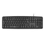 Teclado PERFECT CHOICE PC-201038 - USB, QWERTY, Negro, Universal, Alámbrico