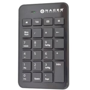Teclado Numérico Naceb Technology NA-0104 - Numérico, Negro
