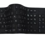 801935 Teclado Flexible BROBOTIX - USB, Negro, Notebook/PC